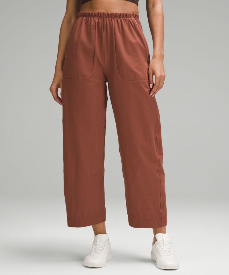 Lululemon | Women's Lightweight Mid-Rise Barrel-Leg Cropped Pant Ancient Copper