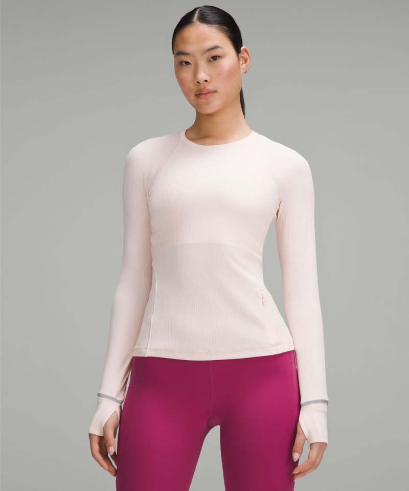 Lululemon | Women's It's Rulu Run Ribbed Long-Sleeve Shirt Straw