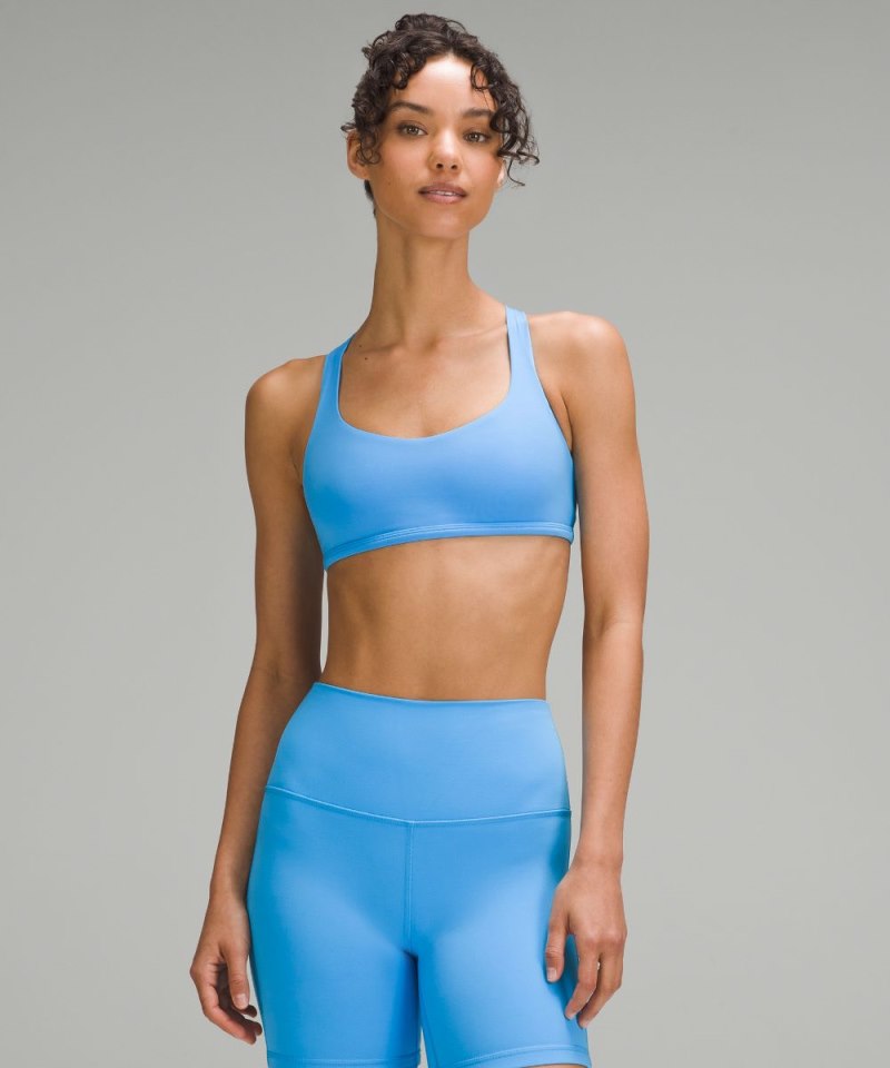 Lululemon | Women's Free to Be Bra - Wild Light Support, A / B Cup Kayak Blue Light