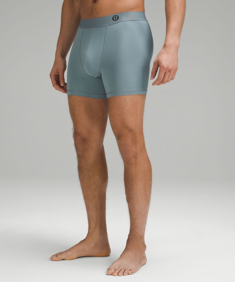 Lululemon | Men's Always In Motion Boxer 5"L Jumie Stripe Cloud