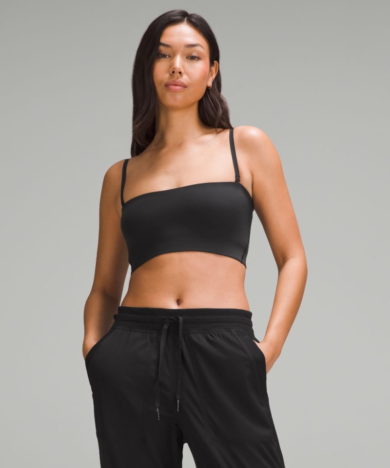 Lululemon | Women's Wundermost Ultra-Soft Nulu Bandeau Bralette A-D Cups Black