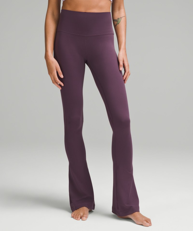 Lululemon | Women's Align High-Rise Mini-Flared Pant Extra Short Grape Thistle