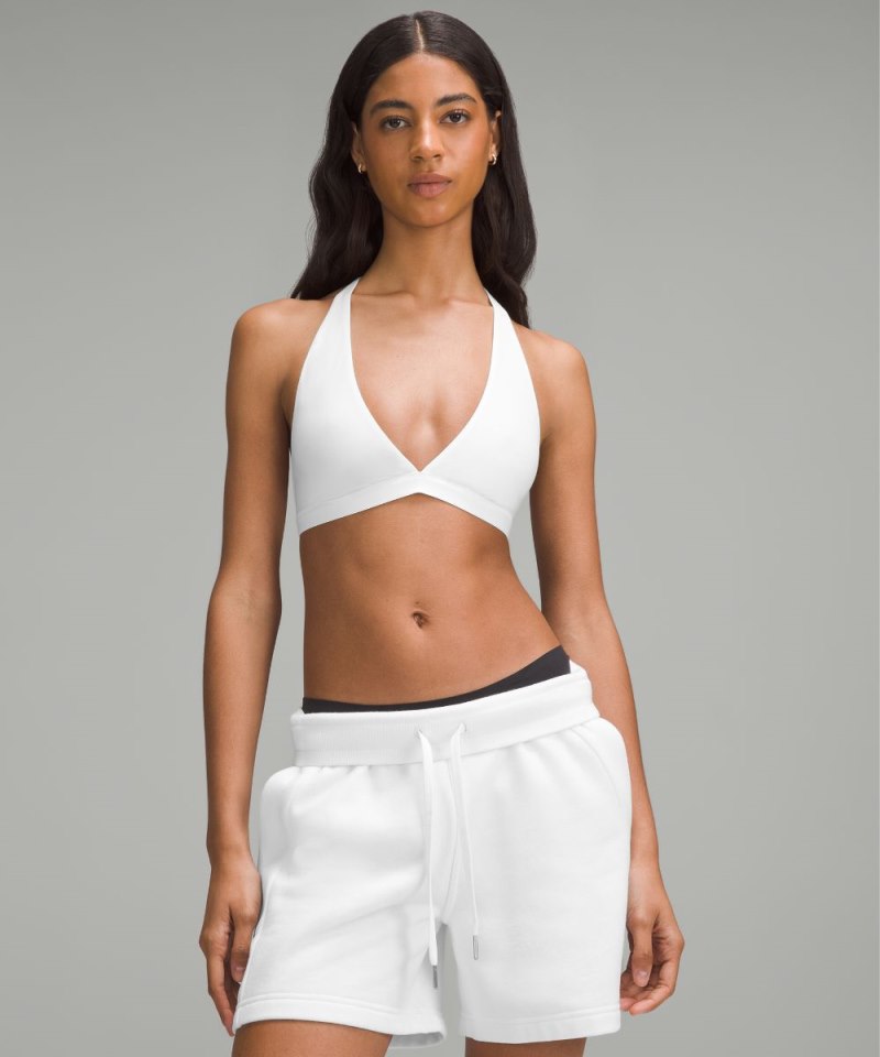 Lululemon | Women's Wundermost Ultra-Soft Nulu T-Strap Triangle Bralette A / B Cup White