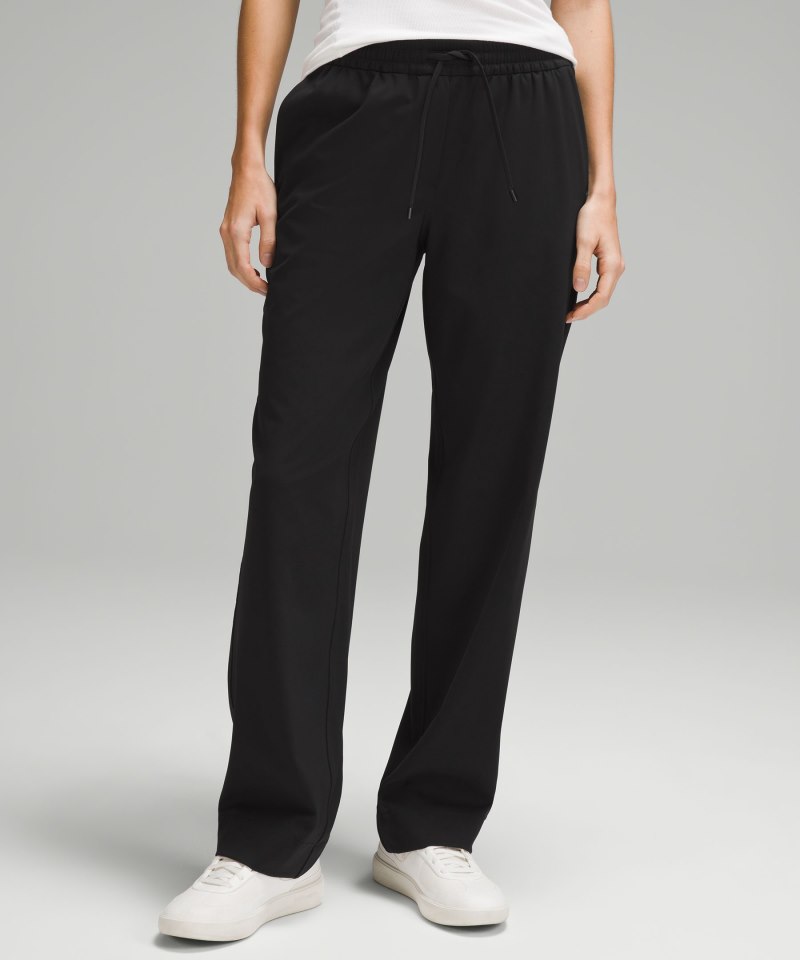 Lululemon | Women's Straight-Leg Mid-Rise Pant Luxtreme Regular Black