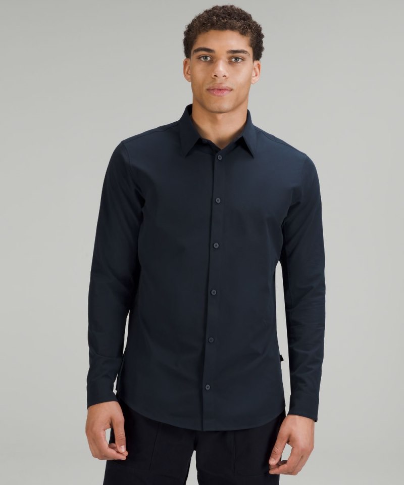 Lululemon | Men's New Venture Slim-Fit Long-Sleeve Shirt True Navy