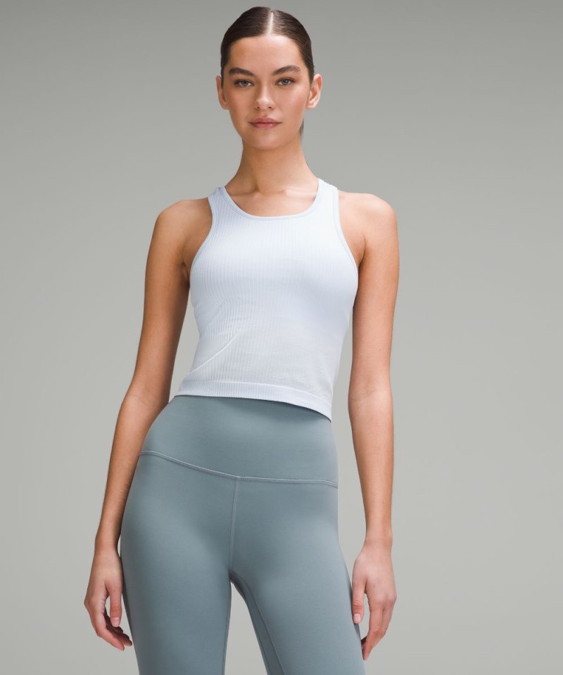 Lululemon | Women's Ebb to Street Cropped Racerback Tank Top Windmill