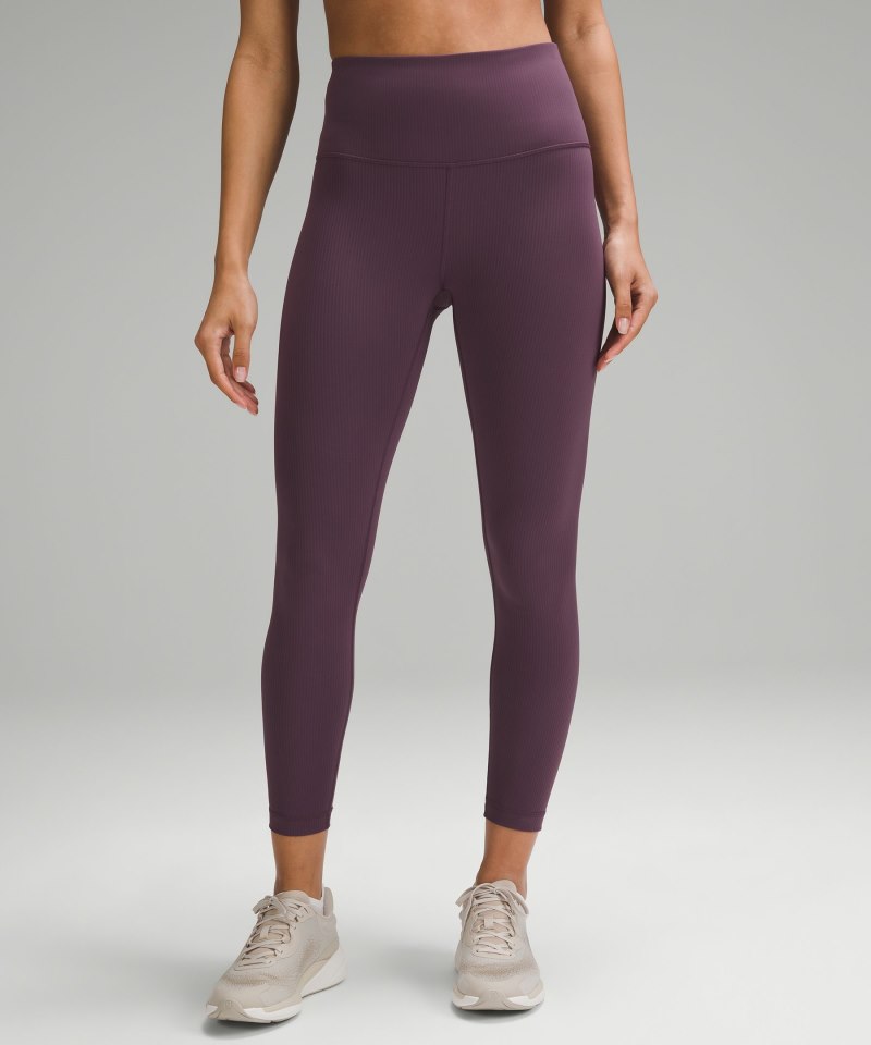 Lululemon | Women's Wunder Train High-Rise Ribbed Tight 25"L Gra