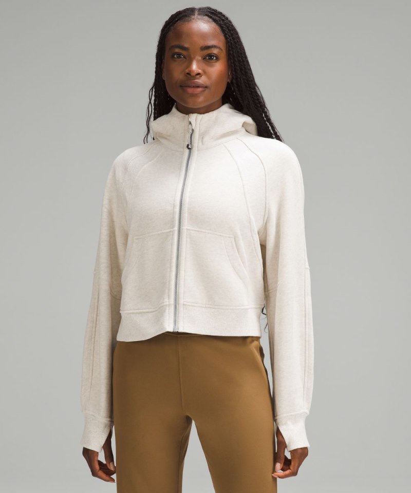 Lululemon | Women's Scuba Oversized Full-Zip Hoodie Heathered Bone