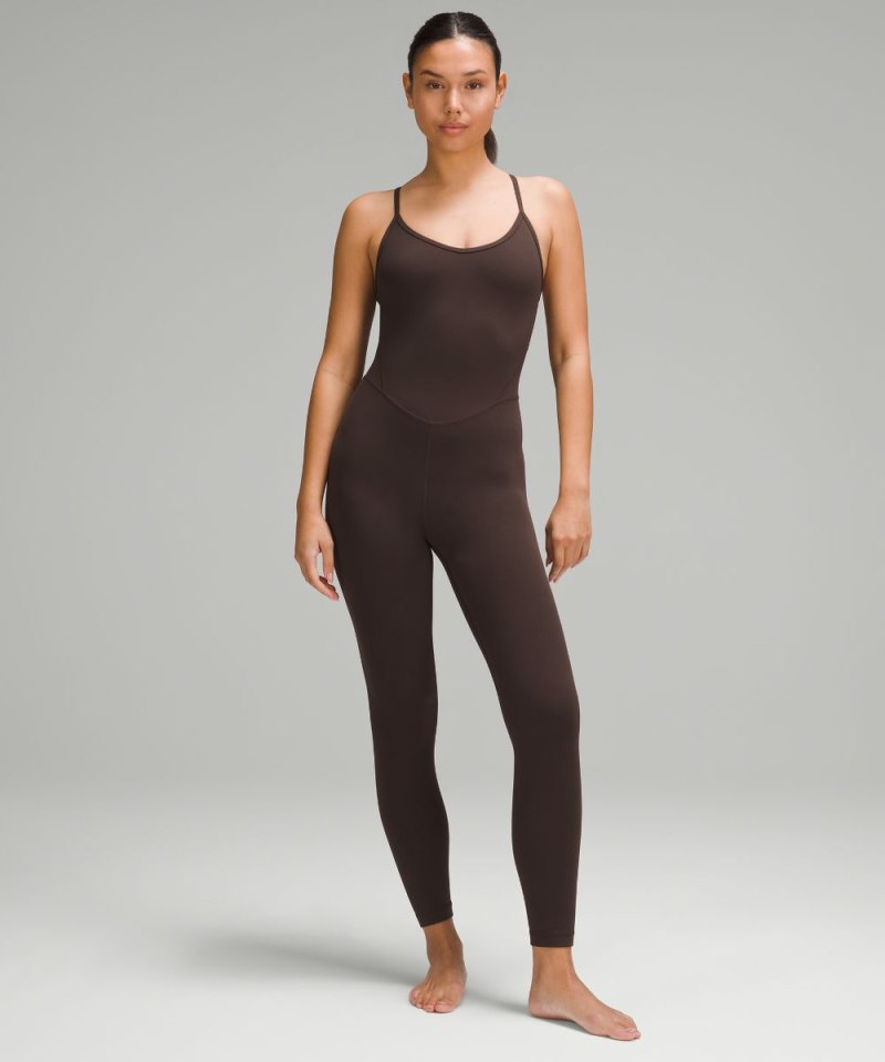 Lululemon | Women's Align Cross-Back Bodysuit 25"L Espresso (not