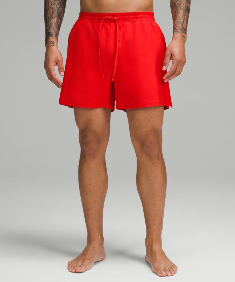 Lululemon | Men's Pool Short 5"L Lined True Red