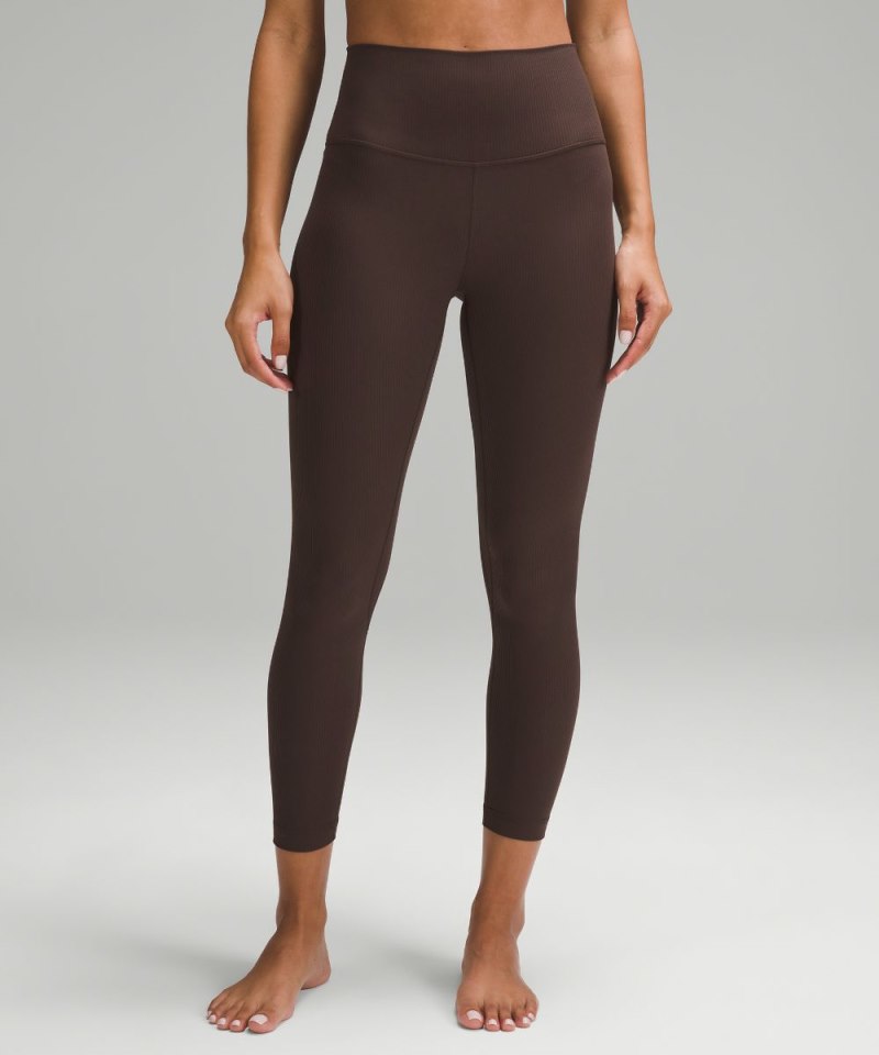 Lululemon | Women's Align High-Rise Ribbed Pant 25"L Espresso (n