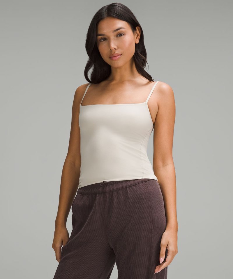 Lululemon | Women's Wundermost Ultra-Soft Nulu Spaghetti-Strap Cami Tank Top Mojave Tan