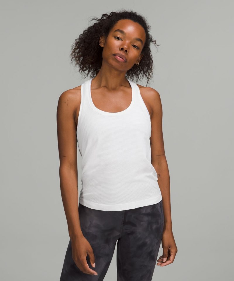 Lululemon | Women's Swiftly Tech Racerback Tank Top 2.0 Race Length White / White