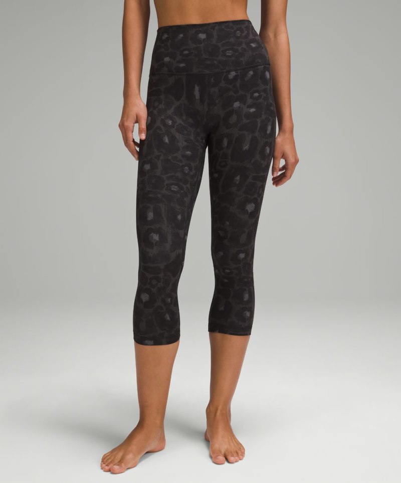 Lululemon | Women's Align High-Rise Crop 21"L Spray Leopard Black Multi (not available)