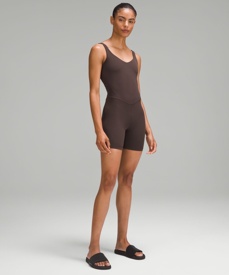 Lululemon | Women's Align Bodysuit 6"L Espresso