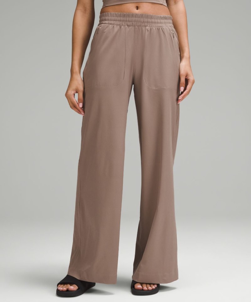 Lululemon | Women's Swift Mid-Rise Wide-Leg Pant Taupetastic