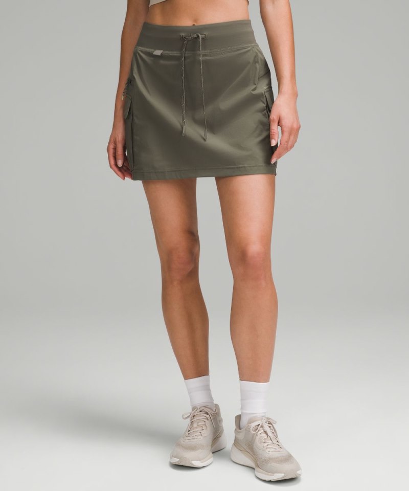 Lululemon | Women's Cargo High-Rise Hiking Skirt Army Green