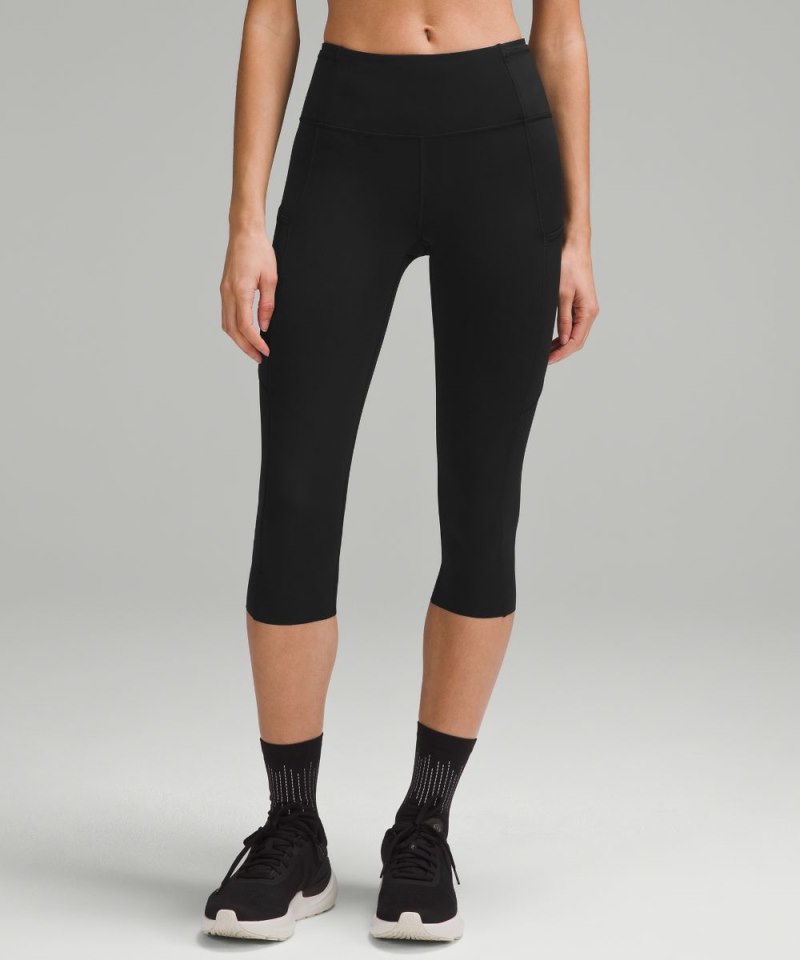 Lululemon | Women's Fast and Free High-Rise Crop 19"L Black