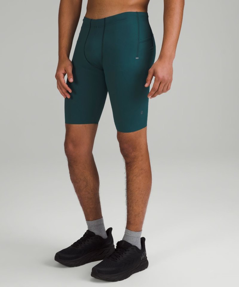 Lululemon | Men's Vital Drive Training Half Tight 10"L Green Jas