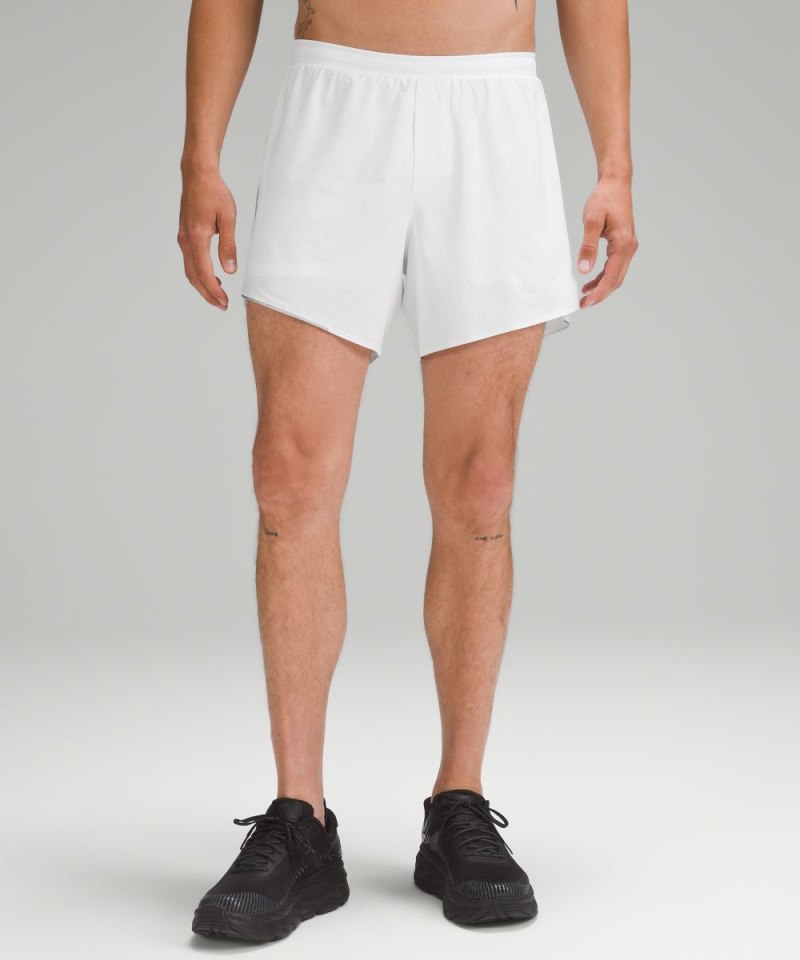 Lululemon | Men's Fast and Free Lined Short 6"L White