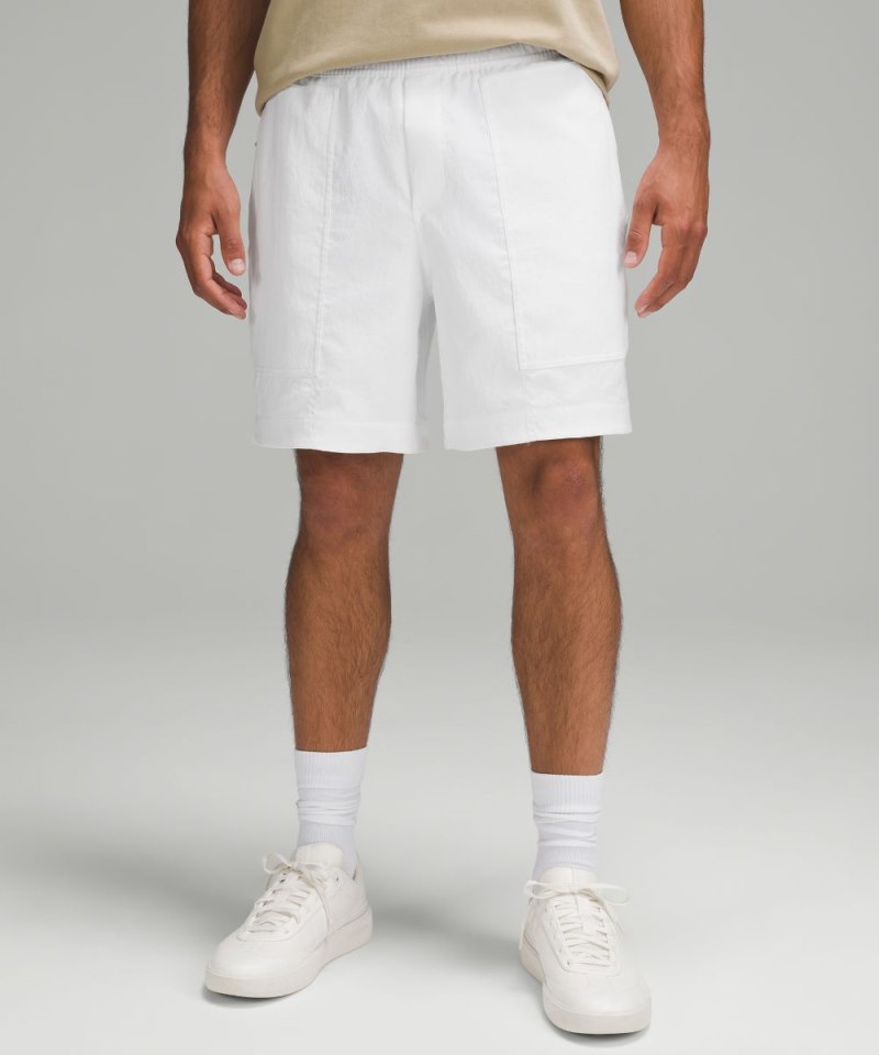 Lululemon | Men's Relaxed-Fit Pull-On Short 7"L Light Woven White