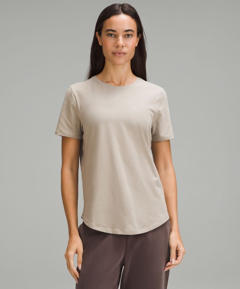 Lululemon | Women's Love Curved-Hem Crewneck T-Shirt Riverstone