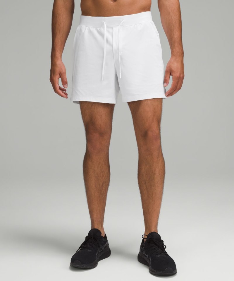 Lululemon | Men's Zeroed In Linerless Short 5"L White