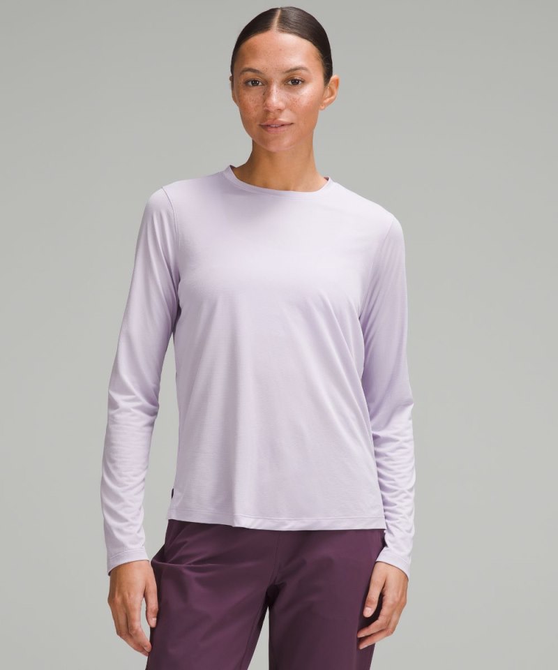 Lululemon | Women's Ultralight Hip-Length Long-Sleeve Shirt Lilac Ether