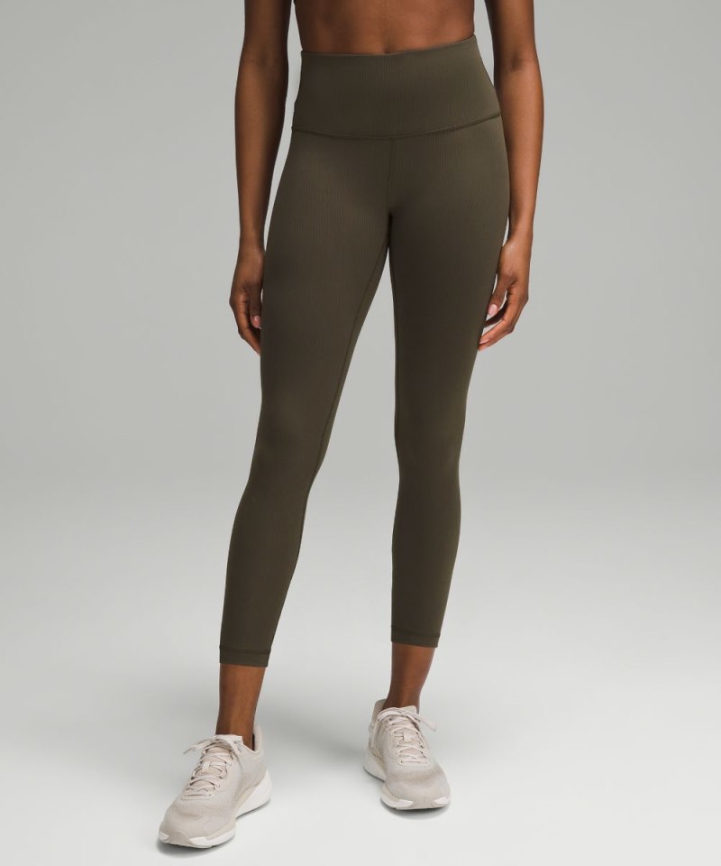 Lululemon | Women's Wunder Train High-Rise Ribbed Tight 25"L Dar