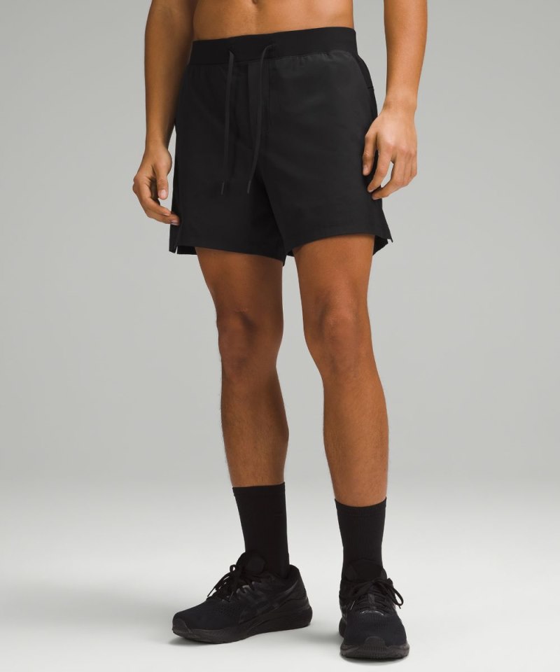 Lululemon | Men's Zeroed In Linerless Short 5"L Black