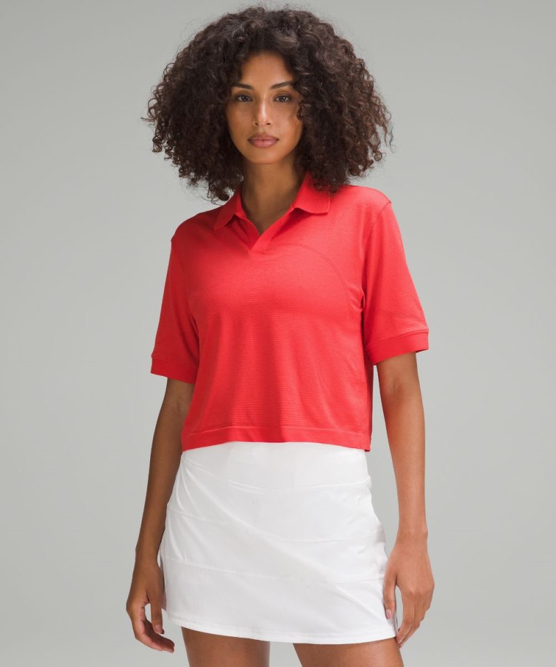 Lululemon | Women's Swiftly Tech Relaxed-Fit Polo Shirt Hot Heat / Red Glow