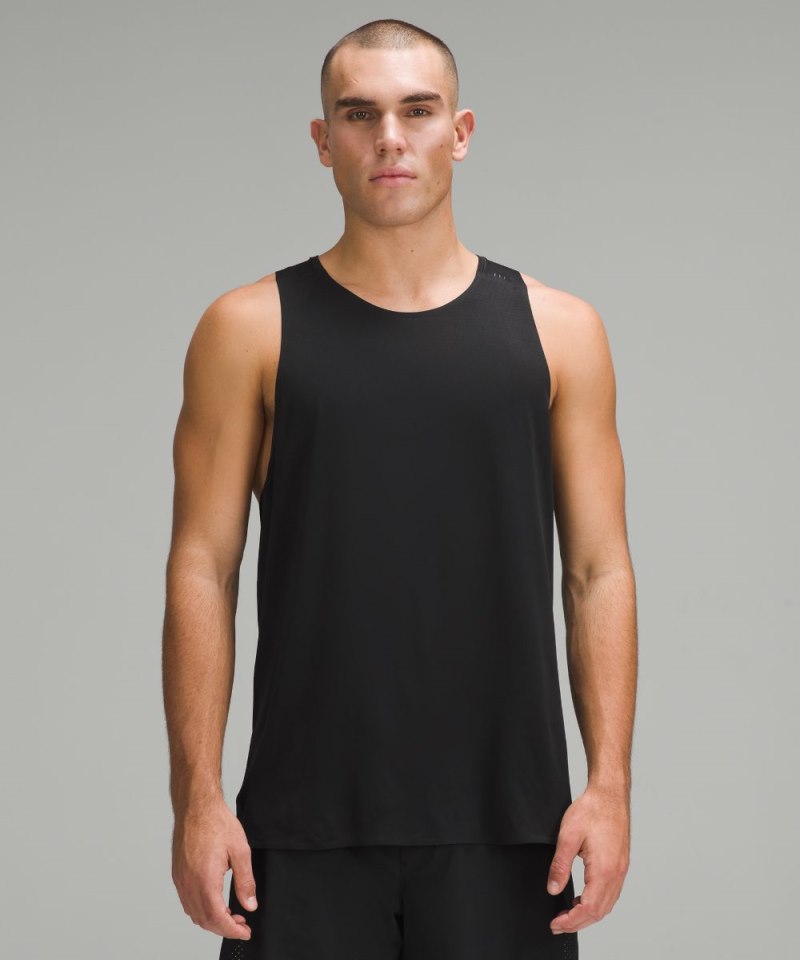 Lululemon | Men's Fast and Free Singlet Breathe Black