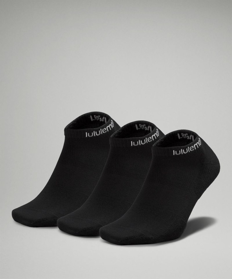 Lululemon | Men's Daily Stride Comfort Low-Ankle Socks 3 Pack Black