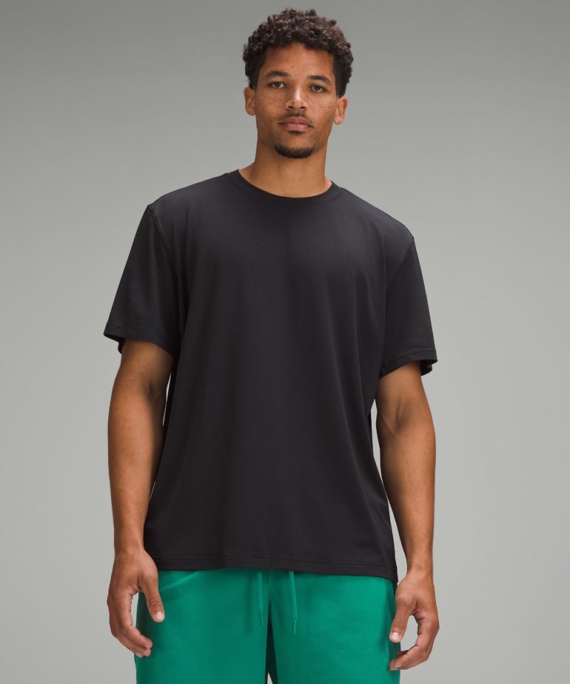 Lululemon | Men's License to Train Relaxed Short-Sleeve Shirt Black