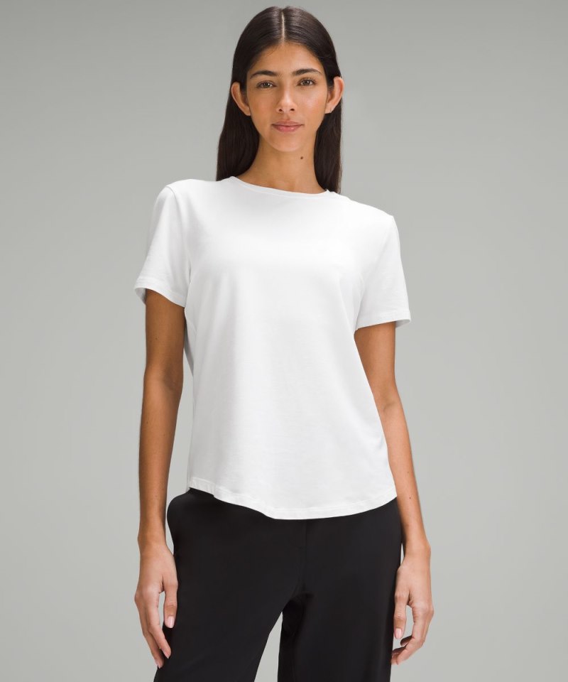 Lululemon | Women's Love Curved-Hem Crewneck T-Shirt White