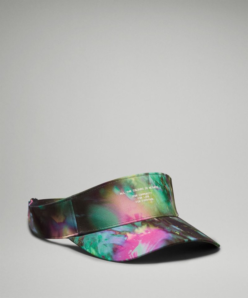 Lululemon | Men's Removable Sweatband All-Sport Visor Pride DiscotheQue Multi