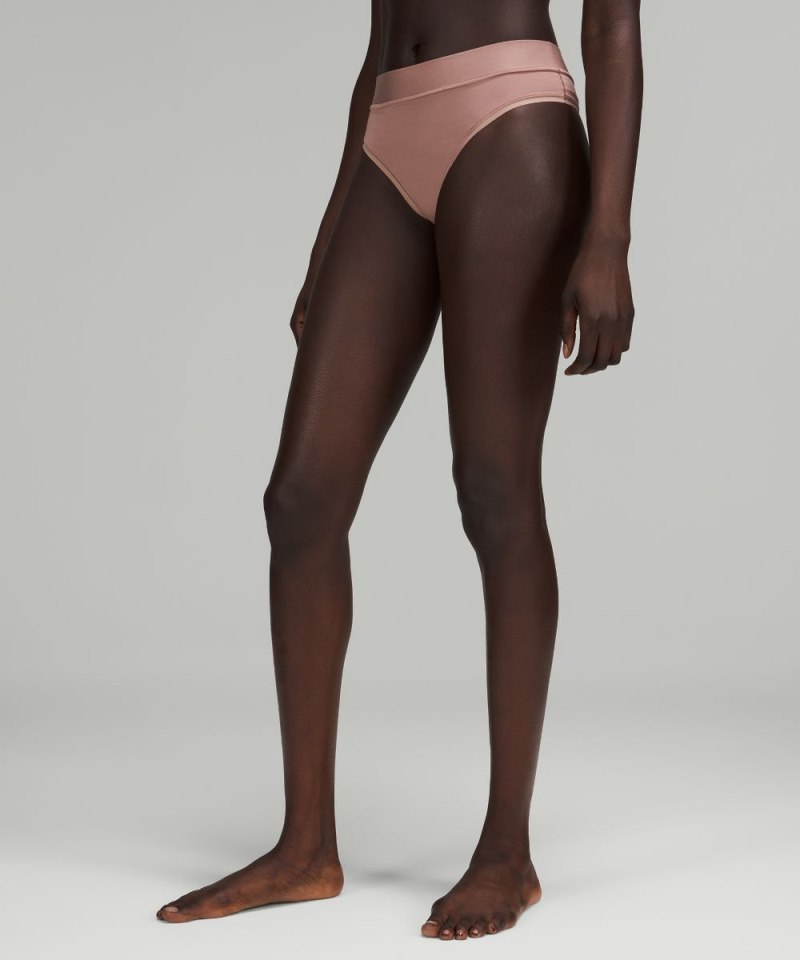 Lululemon | Women's UnderEase High-Rise Thong Underwear Twilight Rose