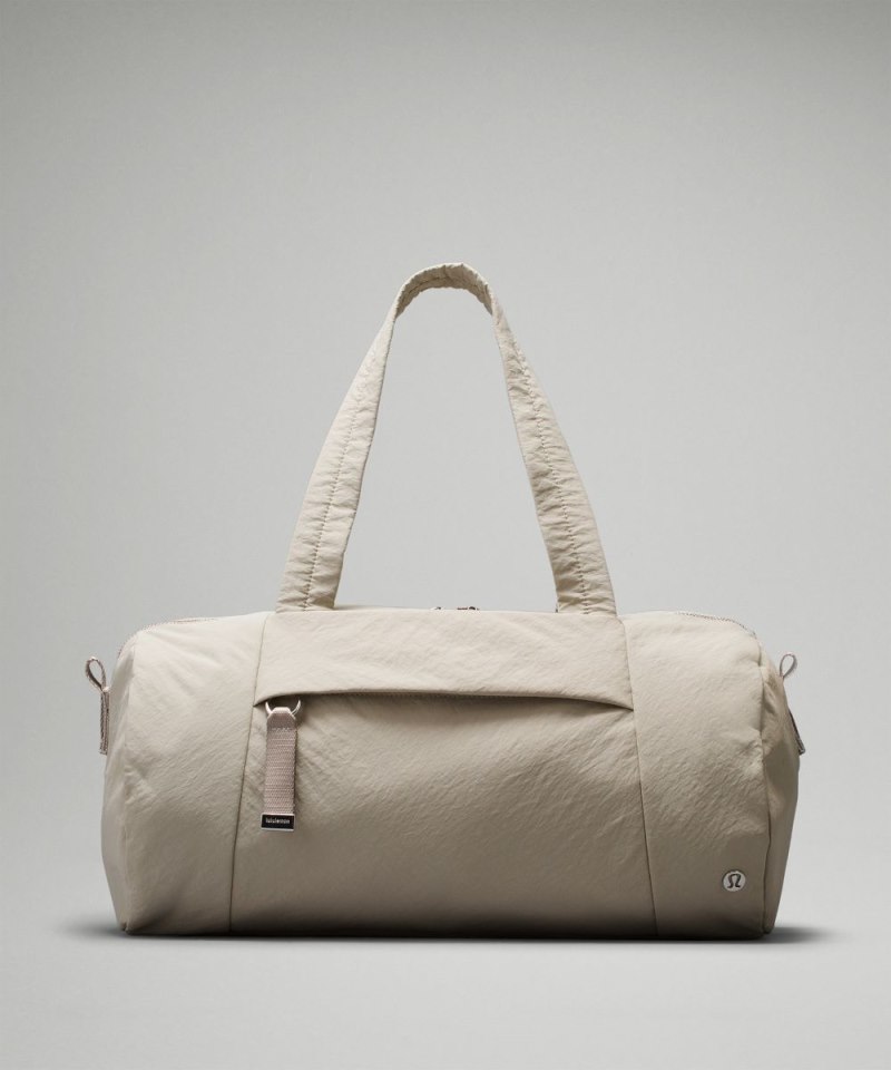 Lululemon | Women's On My Level Barrel Duffle Bag 16L Raw Linen