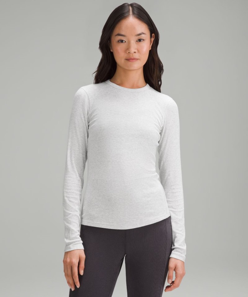 Lululemon | Women's Hold Tight Long-Sleeve Shirt Heathered Core