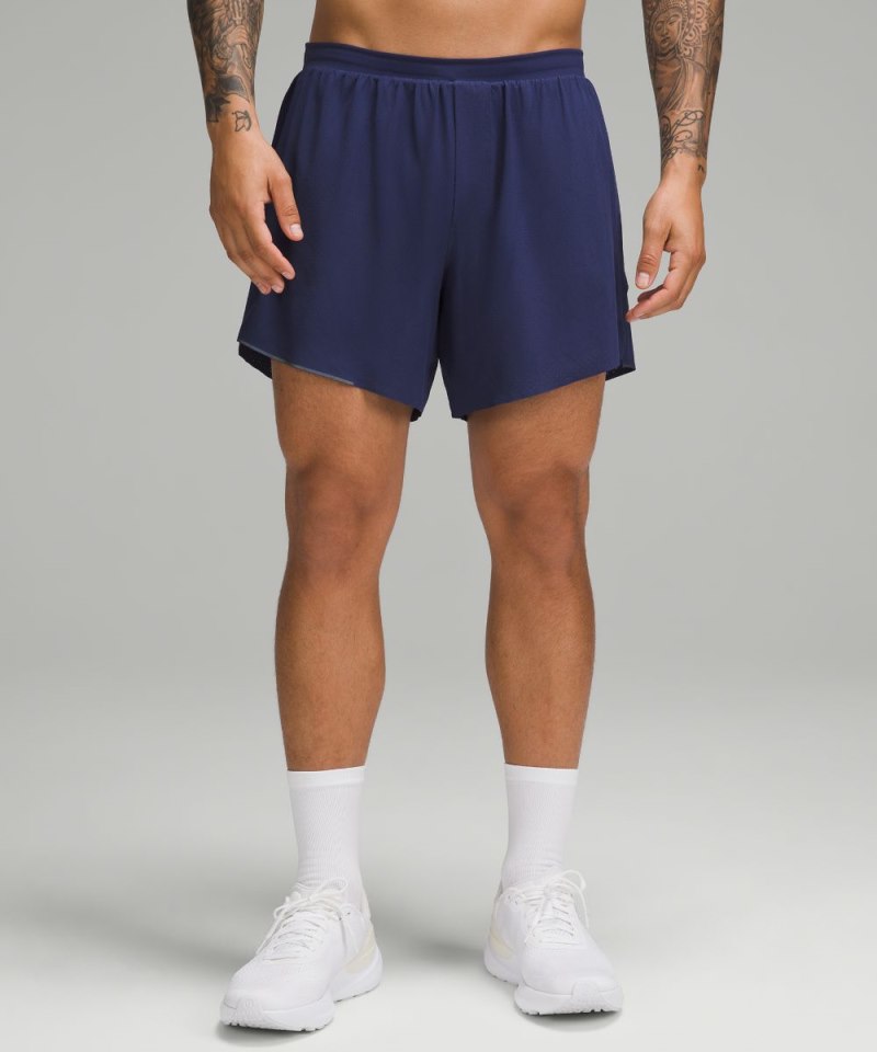 Lululemon | Men's Fast and Free Lined Short 6"L Night Sea