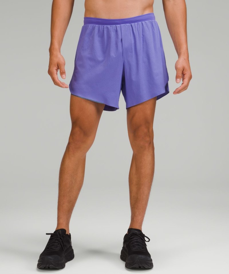 Lululemon | Men's Fast and Free Lined Short 6"L Charged Indigo