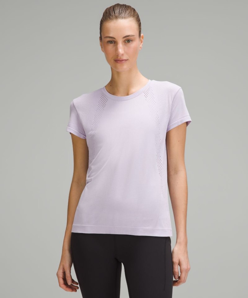 Lululemon | Women's Train to Be Short-Sleeve Shirt Lilac Ether /