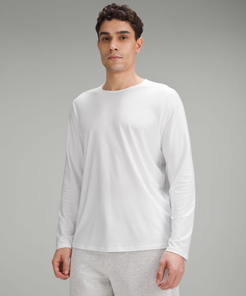 Lululemon | Men's Ultra-Soft Nulu Long-Sleeve Shirt White