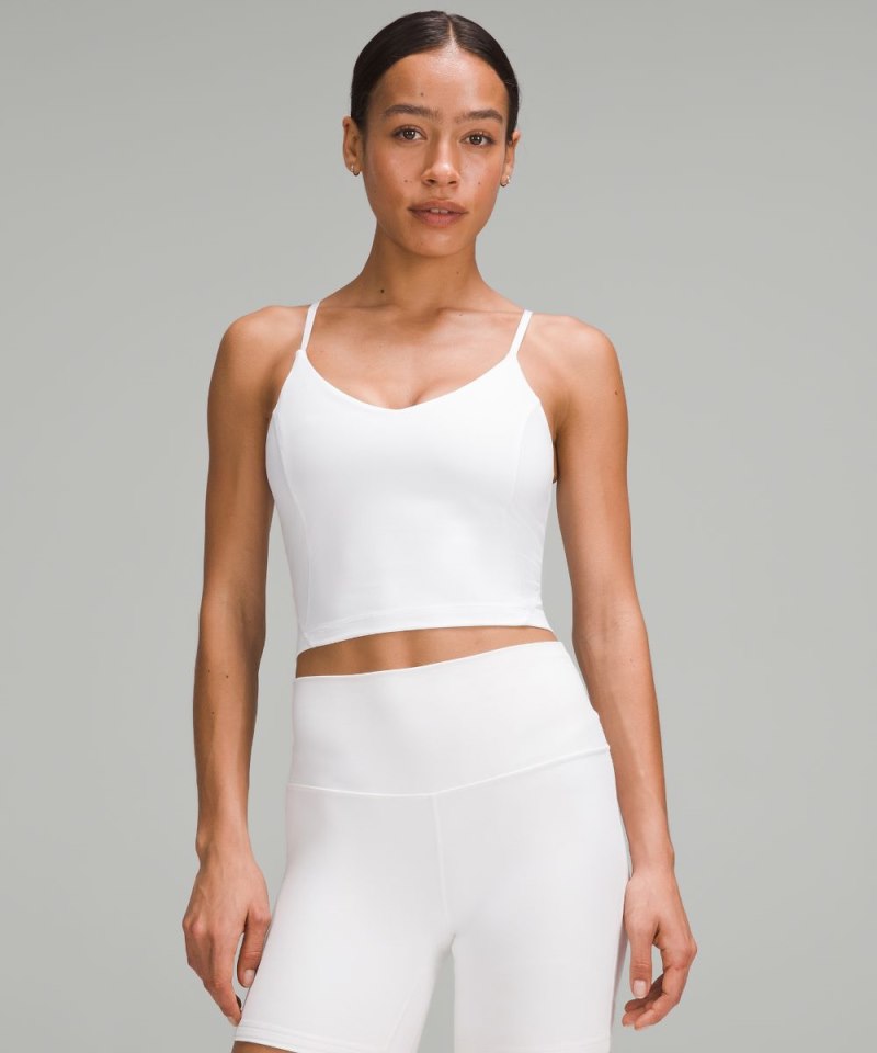 Lululemon | Women's Align Cropped Cami Tank Top C / D Cup White