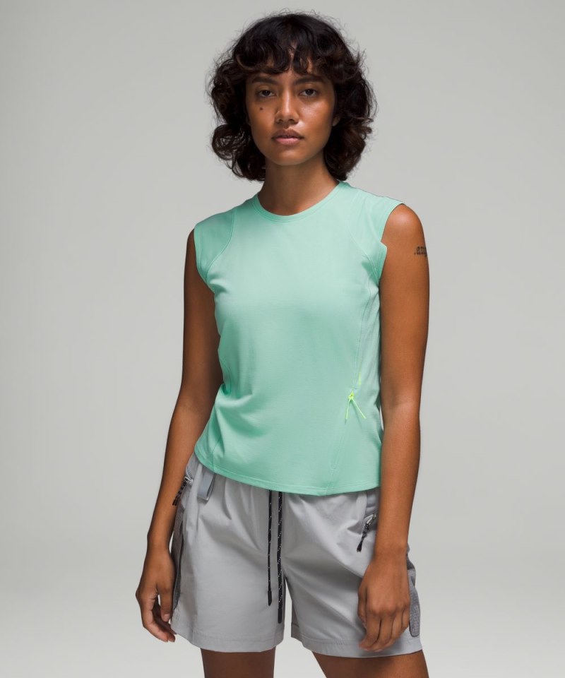 Lululemon | Women's Cap Sleeve Hiking Tank Top Wild Mint