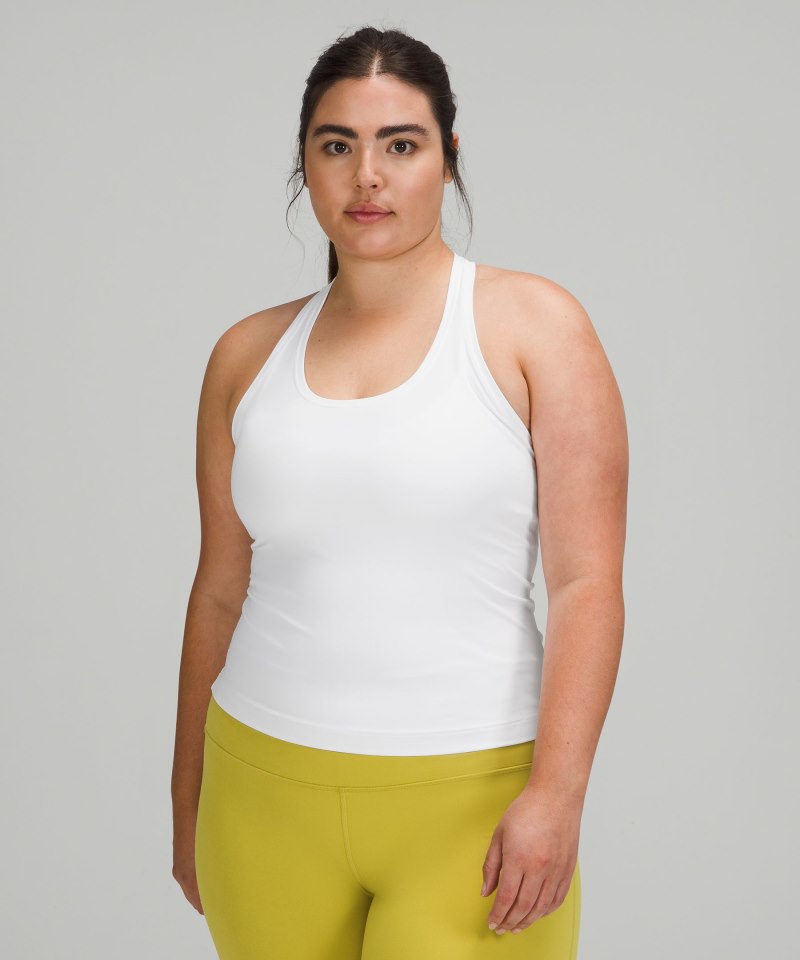 Lululemon | Women's Cool Racerback Short Tank Top Nulu White