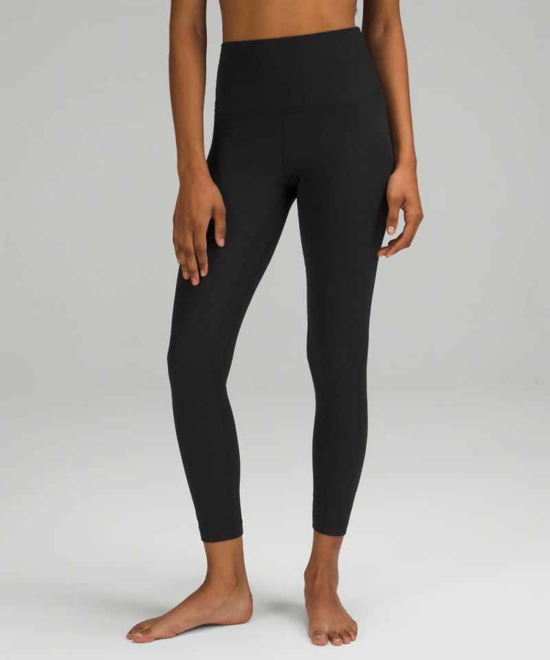 Lululemon | Women's Align High-Rise Ribbed Pant 25"L Black