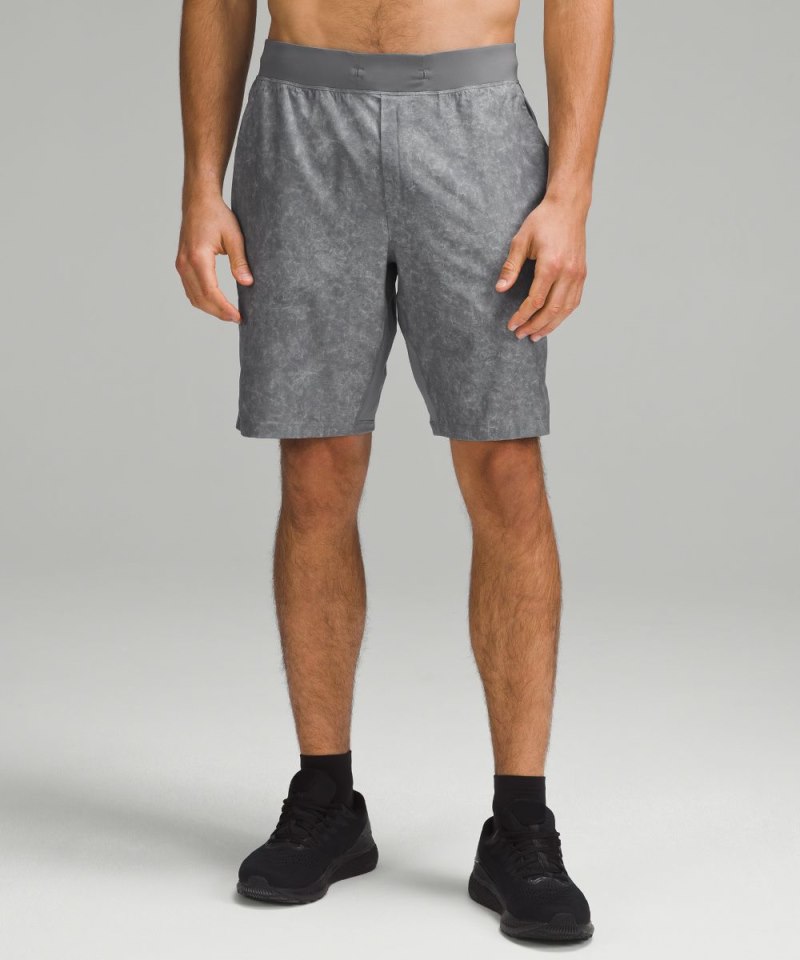 Lululemon | Men's T.H.E. Linerless Short 9"L Gravel Dust Asphalt Grey Multi