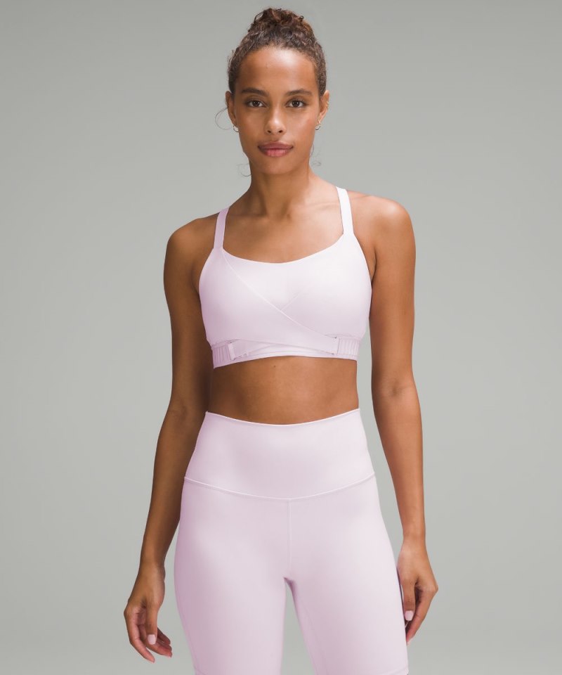 Lululemon | Women's Super-Soft Adjustable Recovery Bra Light Support, B-D Cups Meadowsweet Pink