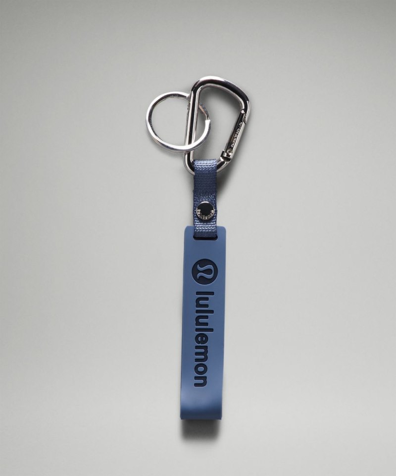 Lululemon | Men's Silicone Keychain Oasis Blue / True Navy